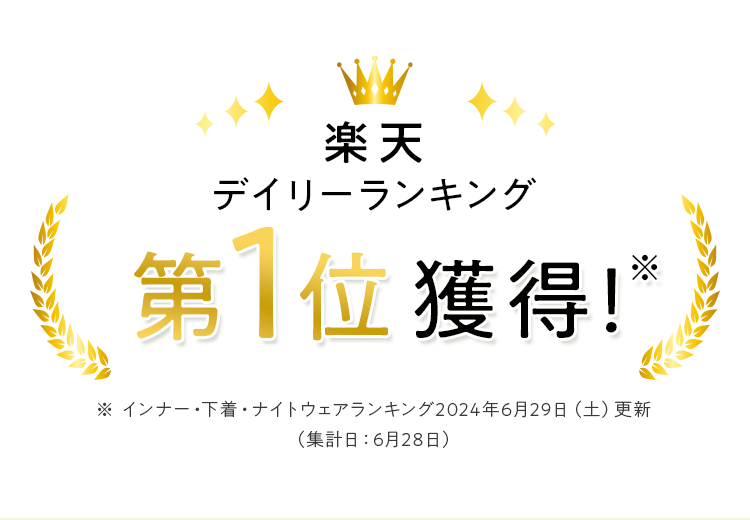 楽天デイリーランキング第１位獲得